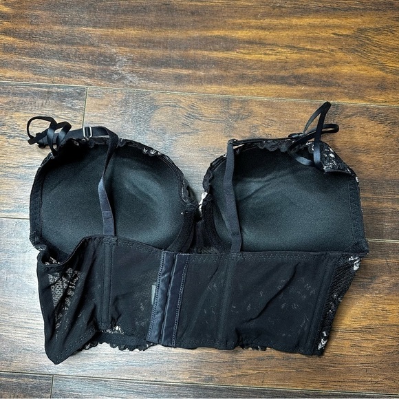 Maidenform Extra Sexy Floral Longline Push-Up Bra DM1122 - Picture 3 of 6